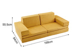 NNEKG Indigo Kids Play Couch (Mustard)