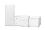 NNEKGE Kids Bedroom Furniture Package (White)