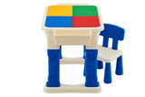 NNEKG Kids Play 3 in 1 Activity Table (Blue Multi)
