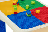 NNEKG Kids Play 3 in 1 Activity Table (Blue Multi)