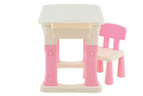 NNEKG Kids Play 3 in 1 Activity Table (Pink Multi)