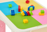 NNEKG Kids Play 3 in 1 Activity Table (Pink Multi)