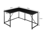 NNEKG Leo Study Desk (Black)