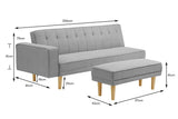 NNEKGE Lucia Lounge (Light Grey)