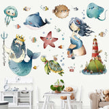 NNEKGE Mermaid Wall Sticker