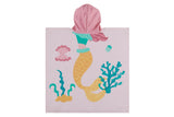 NNEKGE Mermaid Hooded Kids Beach Towel