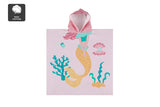 NNEKGE Mermaid Hooded Kids Beach Towel