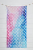 NNEKGE Mermaids Tail Kids Beach Towel