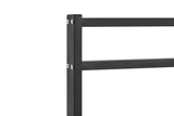 NNEKG Michelle Metal Bed Frame (Black King)