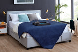 NNEKGE Mink Dot Weighted Cotton Blanket (Navy 7KG)