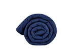 NNEKGE Mink Dot Weighted Cotton Blanket (Navy 7KG)