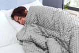 NNEKGE Mink Dot Weighted Cotton Blanket (Silver 9KG)