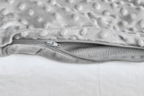 NNEKGE Mink Dot Weighted Cotton Blanket (Silver 9KG)
