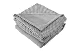 NNEKGE Mink Dot Weighted Cotton Blanket (Silver 9KG)