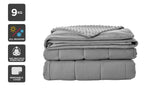 NNEKGE Mink Dot Weighted Cotton Blanket (Silver 9KG)