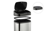 NNEKG 68L Motion Sensor Kitchen Rubbish Bin (Silver)