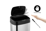 NNEKG 68L Motion Sensor Kitchen Rubbish Bin (Silver)