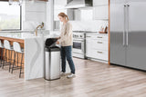 NNEKG 68L Motion Sensor Kitchen Rubbish Bin (Silver)