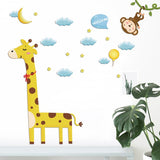 NNEKGE Monkey and the Giraffe Wall Sticker