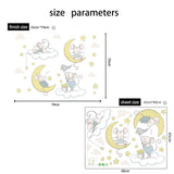 NNEKGE Cute Little Mouse Nursery Wall Sticker
