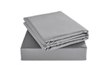 NNEKG 100% Natural Bamboo Bed Sheet Set (Silver Single)