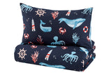 NNEKG Ocean Friends Kids Quilt Cover Set (Ocean Single)