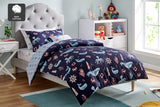 NNEKG Ocean Friends Kids Quilt Cover Set (Ocean Single)