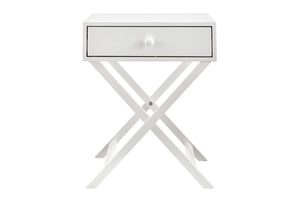 NNEKG Ollie Bed Side Table (White)