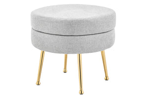 NNEKG Oscar Ottoman (Light Grey Small)