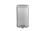 NNEKG 30L Foot Pedal Kitchen Rubbish Bin (Silver)
