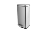 NNEKG 30L Foot Pedal Kitchen Rubbish Bin (Silver)