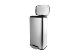 NNEKG 30L Foot Pedal Kitchen Rubbish Bin (Silver)