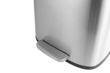 NNEKG 30L Foot Pedal Kitchen Rubbish Bin (Silver)