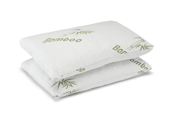 NNEKGE Set of 2 Bamboo Memory Foam Pillows (Large)
