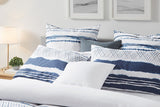NNEKG Arlo Stripe Quilt Cover Set (Queen)