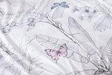 NNEKG Fleur Printed Cotton Quilt Cover Set (King)