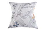 NNEKGE Set of 2 Fleur Printed Cotton Euro Pillowcases