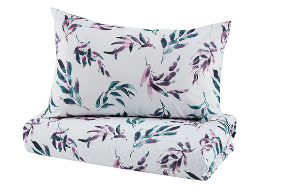 NNEKG Keira Printed Cotton Quilt Cover Set (Single)