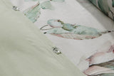 NNEKG Printed Protea Cotton Quilt Cover Set (Double)