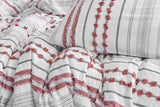 NNEKG Tamara Cotton Quilt Cover Set (Terracotta Queen)