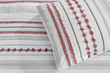 NNEKG Tamara Cotton Quilt Cover Set (Terracotta Queen)