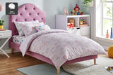 NNEKG Rainbow Dream Kids Quilt Cover Set (Pink Single)