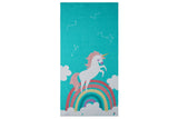 NNEKGE Rainbow Unicorn Kids Beach Towel