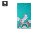 NNEKGE Rainbow Unicorn Kids Beach Towel