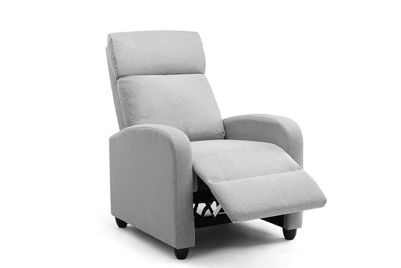 NNEKG Recliner Chair (Grey Fabric)