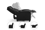 NNEKG Recliner Chair (Black PU)