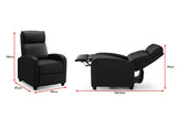 NNEKG Recliner Chair (Black PU)