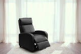 NNEKG Recliner Chair (Black PU)