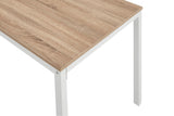NNEKGE Sebastian 3 Piece Dining Set (Oak White)
