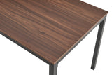 NNEKG Sebastian 3 Piece Dining Set (Walnut Black)